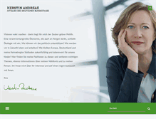 Tablet Screenshot of kerstin-andreae.de